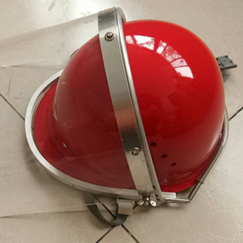 盾牌玻璃鋼安全帽帶彈簧面罩圖片1 盾牌玻璃鋼安全帽帶彈簧面罩圖片1