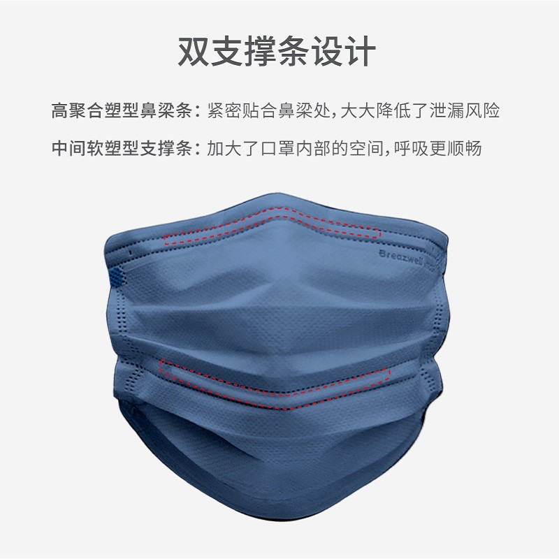 松研B29-3莫蘭迪彩色平面一次性口罩圖片2 松研B29-3莫蘭迪彩色平面一次性口罩圖片2