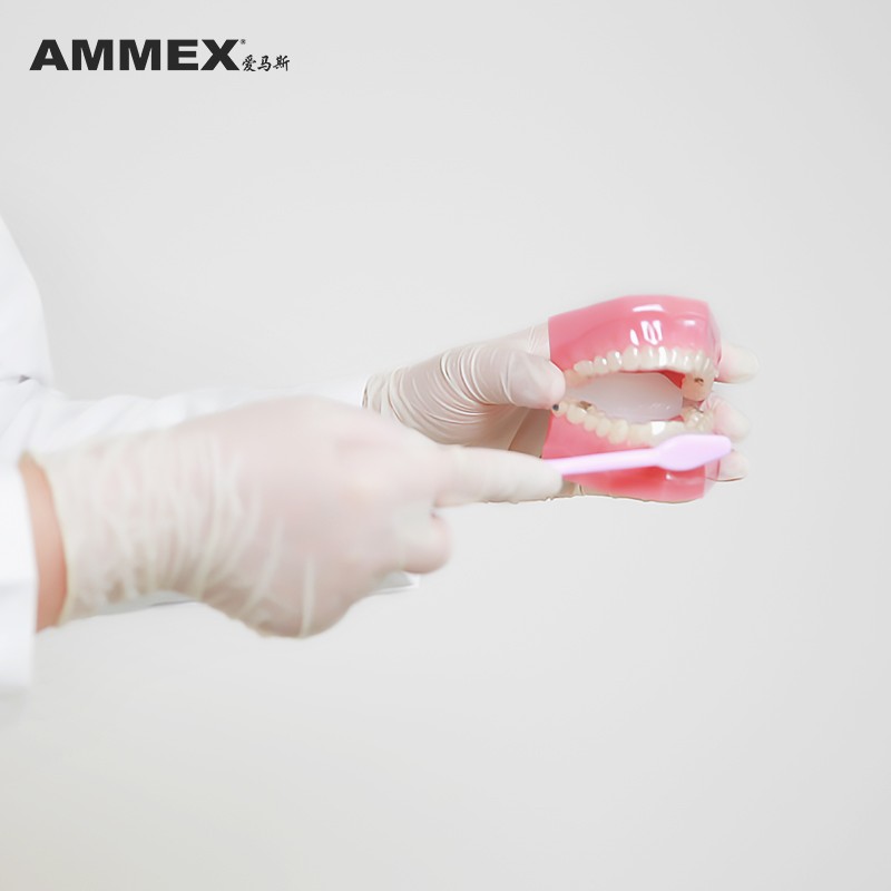 愛馬斯TLFVMD44100一次性乳膠醫(yī)用手套圖片2 愛馬斯TLFVMD44100一次性乳膠醫(yī)用手套圖片2