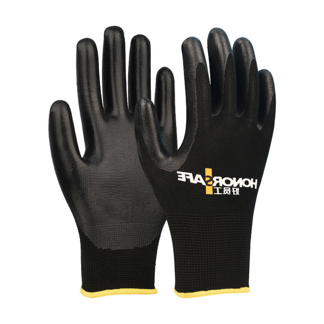 好員工N305耐摩耐油丁腈涂層勞保手套圖片2 好員工N305耐摩耐油丁腈涂層勞保手套圖片2