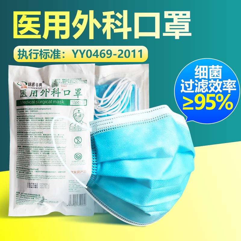 錦繡粵興Y007一次性醫用外科口罩圖片6 錦繡粵興Y007一次性醫用外科口罩圖片6