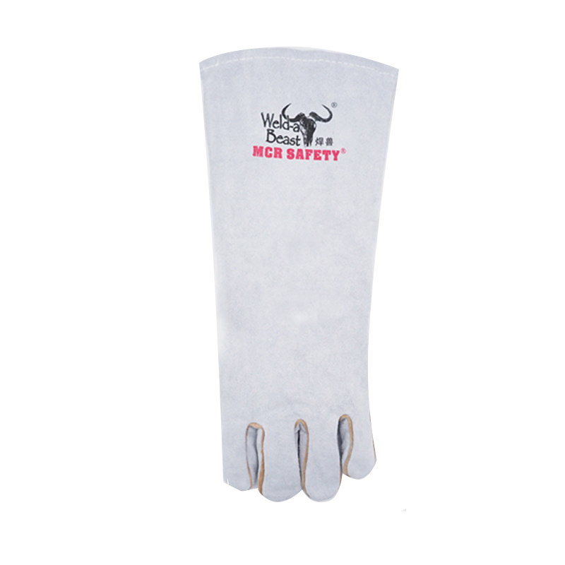 焊獸4150-16二層原色加長電焊手套圖片4 焊獸4150-16二層原色加長電焊手套圖片4