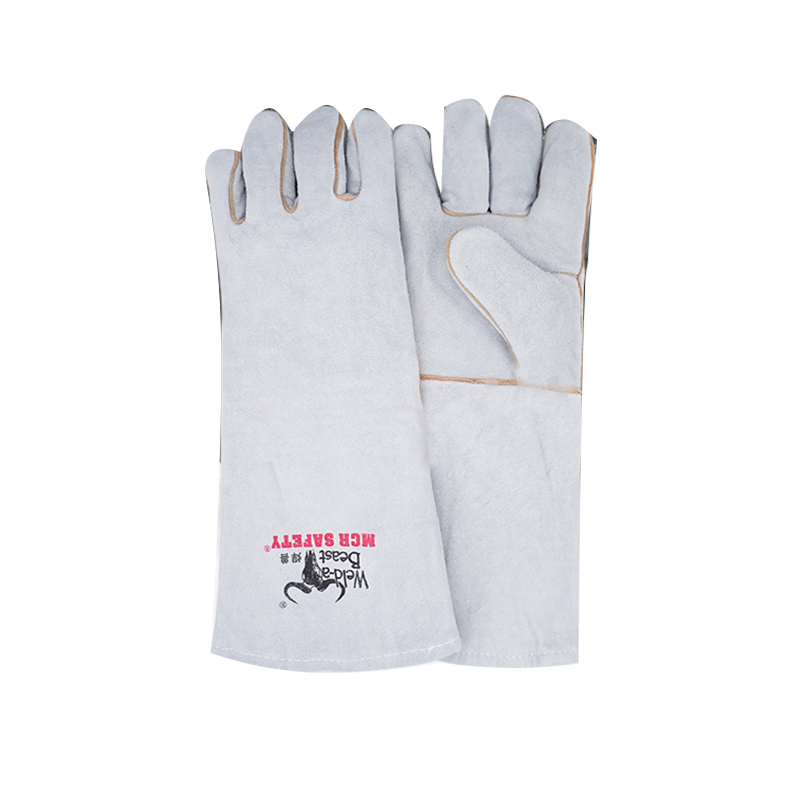 焊獸4150-16二層原色加長電焊手套圖片3 焊獸4150-16二層原色加長電焊手套圖片3