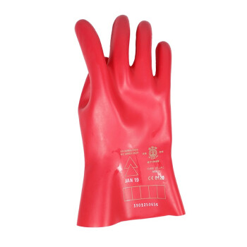 安全牌防觸電乳膠短款00級絕緣手套圖片1 安全牌防觸電乳膠短款00級絕緣手套圖片1