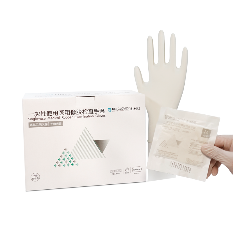 友利格舒適COMFORT U0500ST滅菌款一次性無粉優等乳膠檢查手套圖片2 友利格舒適COMFORT U0500ST滅菌款一次性無粉優等乳膠檢查手套圖片2