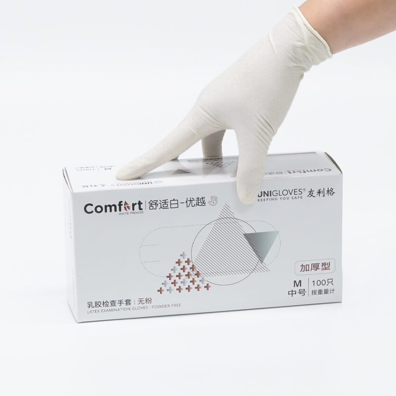 友利格舒適COMFORT U0100一次性無粉優(yōu)等加厚乳膠檢查手套圖片2 友利格舒適COMFORT U0100一次性無粉優(yōu)等加厚乳膠檢查手套圖片2