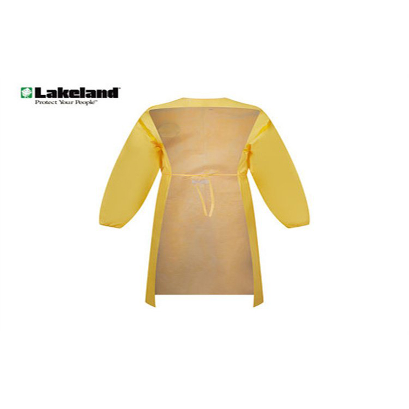 雷克蘭C1T019Y反穿圍裙凱麥斯1黃色防化系帶圍裙圖片1 雷克蘭C1T019Y反穿圍裙凱麥斯1黃色防化系帶圍裙圖片1