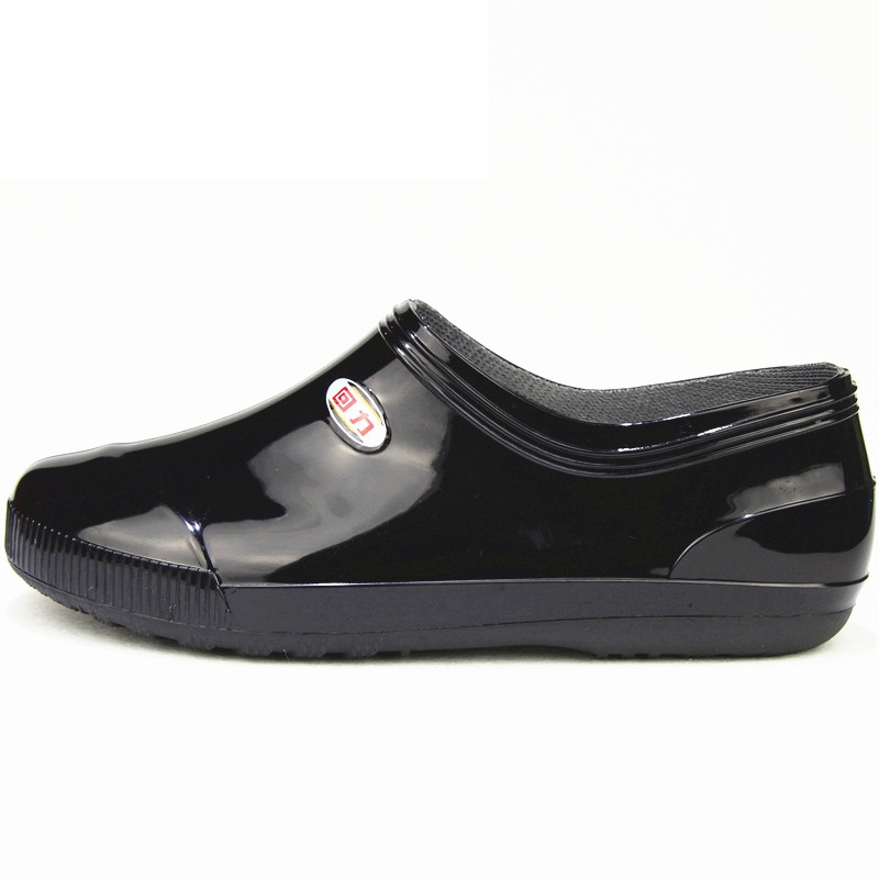 回力329黑色低幫防水防滑PVC雨鞋圖片4 回力329黑色低幫防水防滑PVC雨鞋圖片4