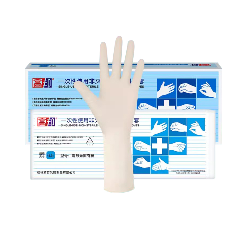 高邦麻面有粉一次性使用滅菌橡膠外科手套圖片1 高邦麻面有粉一次性使用滅菌橡膠外科手套圖片1