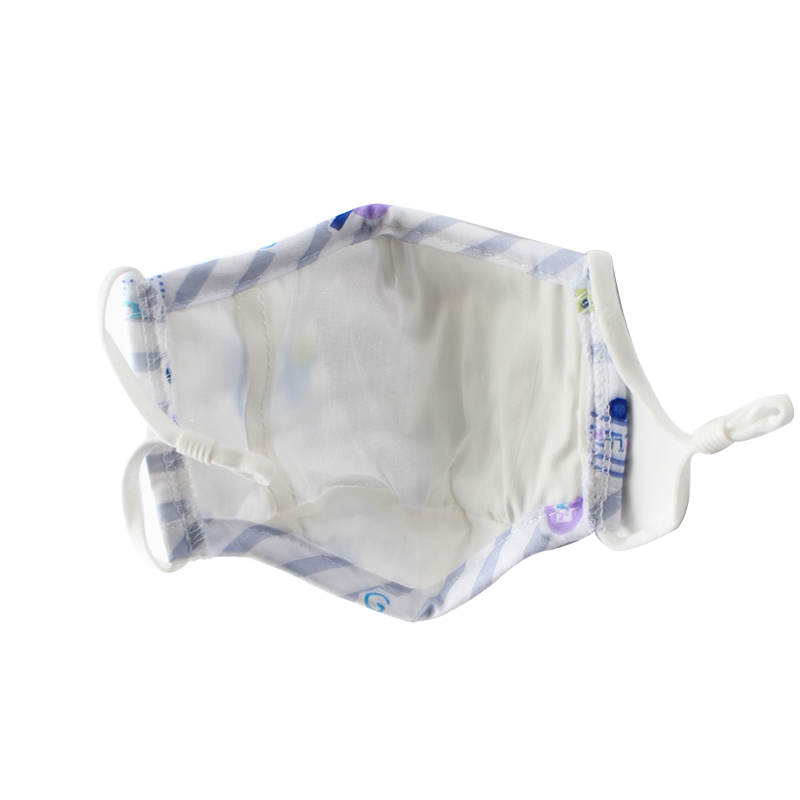 藍星藍色耳戴式兒童棉布口罩圖片2 藍星藍色耳戴式兒童棉布口罩圖片2