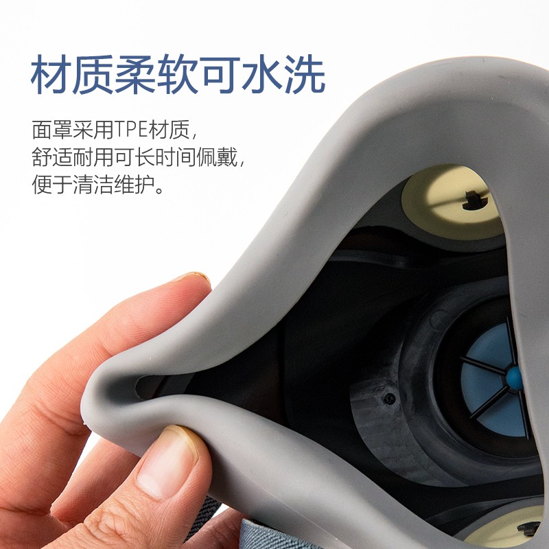 呼享8200雙濾盒橡膠半面罩防毒面具圖片1 呼享8200雙濾盒橡膠半面罩防毒面具圖片1