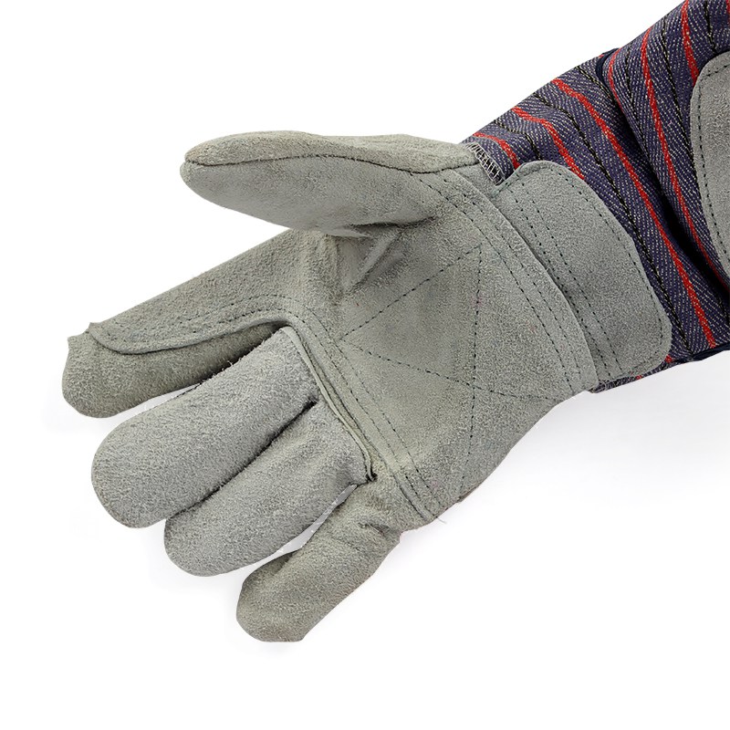 友盟AP-1526耐磨牛二層芯皮勞保手套圖片1 友盟AP-1526耐磨牛二層芯皮勞保手套圖片1