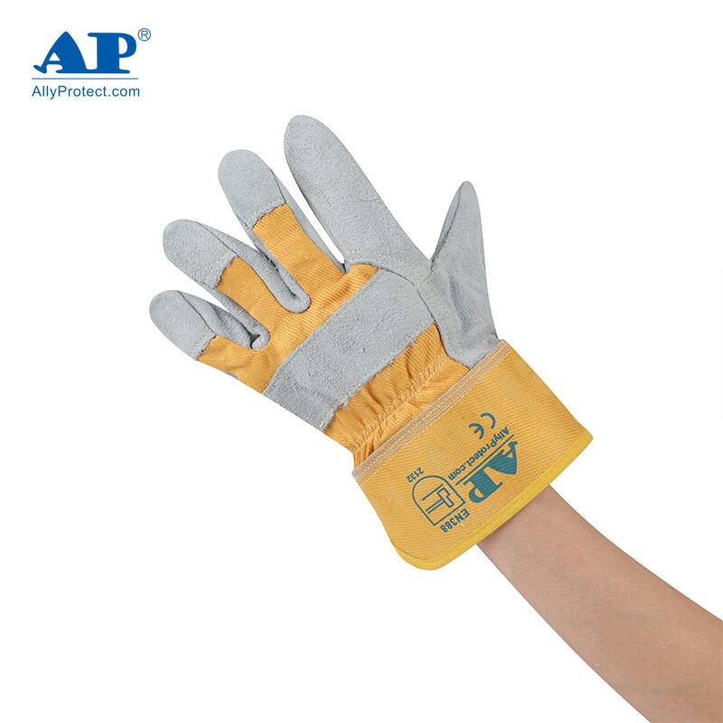 友盟AP-2209牛二層皮勞保手套圖片3 友盟AP-2209牛二層皮勞保手套圖片3