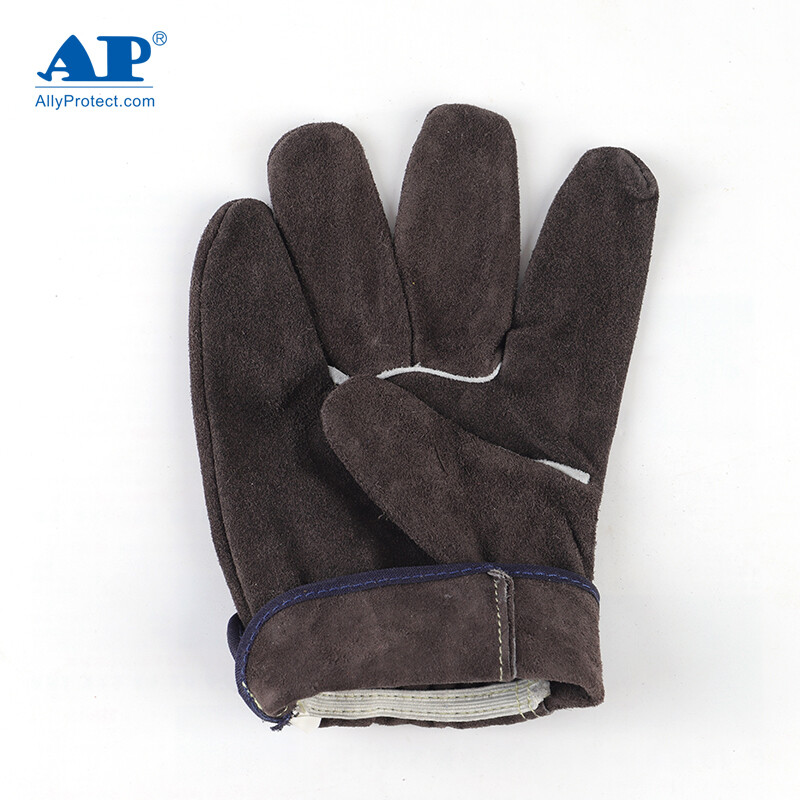 友盟AP-1301炭啡色牛二層皮勞保手套圖片2 友盟AP-1301炭啡色牛二層皮勞保手套圖片2