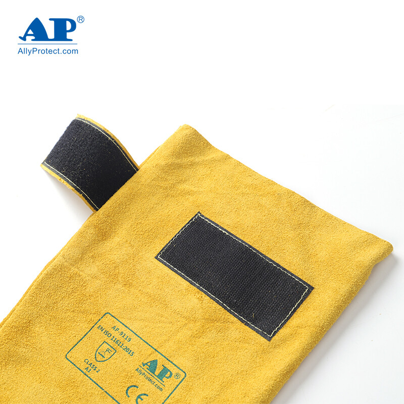 友盟AP-9119牛二層薄芯皮耐高溫套袖圖片4 友盟AP-9119牛二層薄芯皮耐高溫套袖圖片4