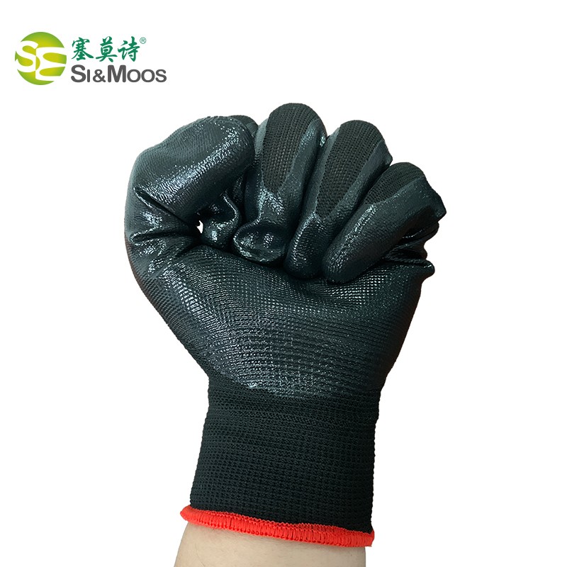 塞莫詩CG905BK黑色浸膠丁腈手套圖片4 塞莫詩CG905BK黑色浸膠丁腈手套圖片4