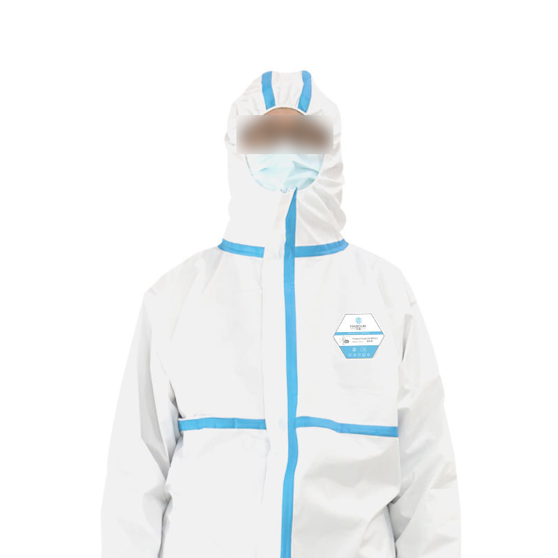 漢盾HD-BP616-1帶帽連體式膠條防護(hù)服圖片2 漢盾HD-BP616-1帶帽連體式膠條防護(hù)服圖片2