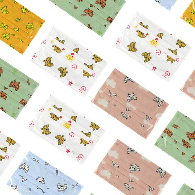 漢盾HD-EK003兒童卡通一次性口罩圖片3 漢盾HD-EK003兒童卡通一次性口罩圖片3