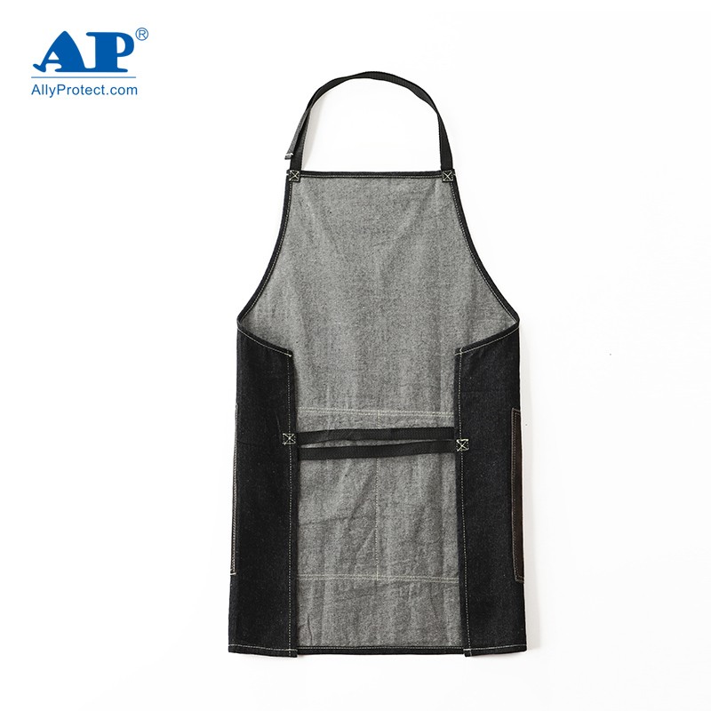 友盟AP-6106阻燃牛仔布圍裙圖片1 友盟AP-6106阻燃牛仔布圍裙圖片1