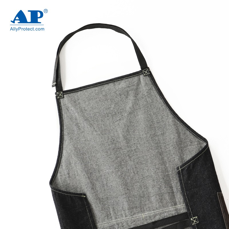 友盟AP-6106阻燃牛仔布圍裙圖片2 友盟AP-6106阻燃牛仔布圍裙圖片2