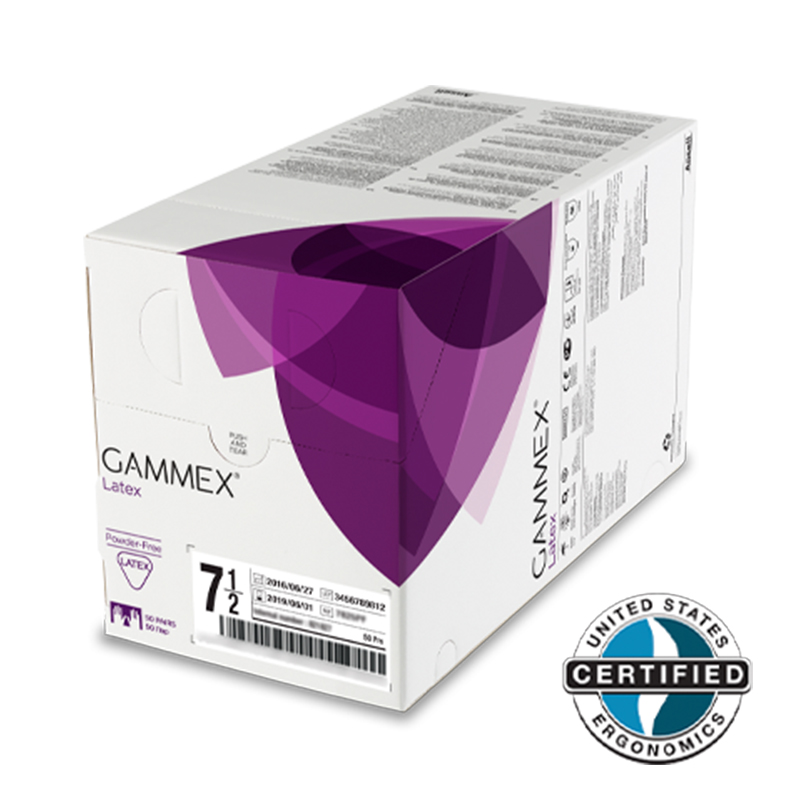 安思爾GAMMEX 330050070綠色無粉乳膠內層外科手套圖片1 安思爾GAMMEX 330050070綠色無粉乳膠內層外科手套圖片1