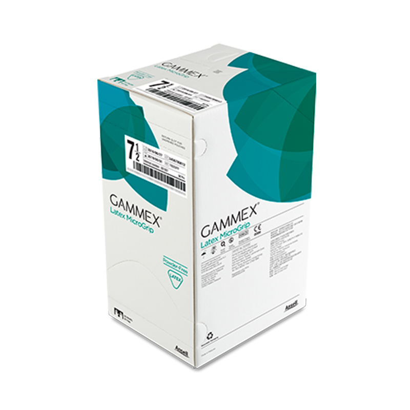 安思爾GAMMEX Latex MicroGrip 330055060無粉末乳膠外科手套圖片2 安思爾GAMMEX Latex MicroGrip 330055060無粉末乳膠外科手套圖片2