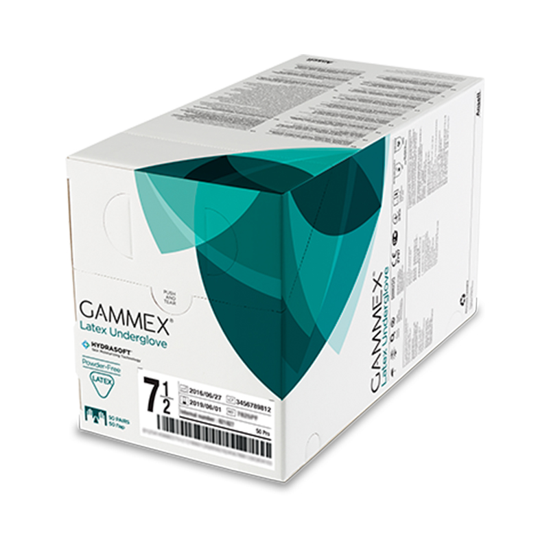 安思爾GAMMEX 330048085無粉乳膠外科手套圖片1
