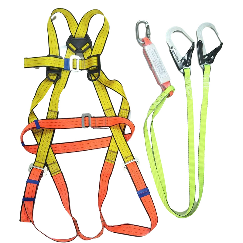 宏建HJQ-01丙綸雙鉤全身式安全帶圖片1 宏建HJQ-01丙綸雙鉤全身式安全帶圖片1