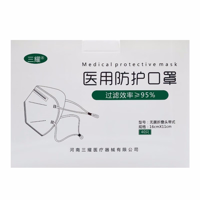 三耀折疊頭戴式醫(yī)用防護(hù)口罩頭戴式N95口罩圖片1 三耀折疊頭戴式醫(yī)用防護(hù)口罩頭戴式N95口罩圖片1