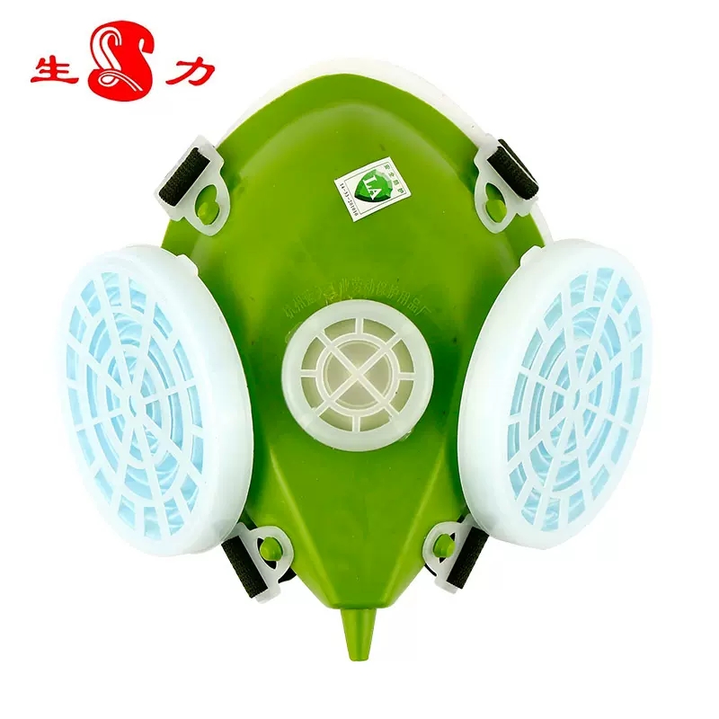 生力301-XK半面罩雙濾盒防塵面具圖片1 生力301-XK半面罩雙濾盒防塵面具圖片1