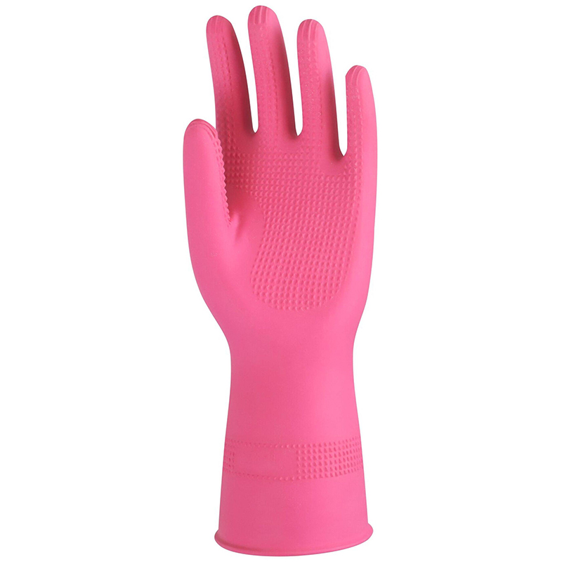 雪蓮10172 KCL乳膠絨里卷邊家用手套圖片2 雪蓮10172 KCL乳膠絨里卷邊家用手套圖片2