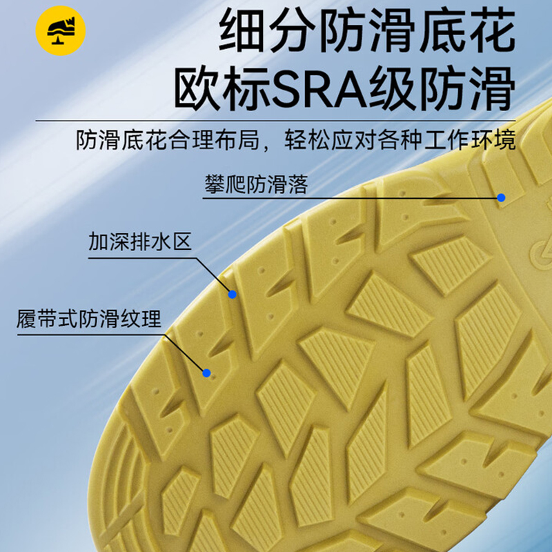 安騰A1818旋轉紐扣超纖皮防砸防靜電安全鞋圖片3 安騰A1818旋轉紐扣超纖皮防砸防靜電安全鞋圖片3
