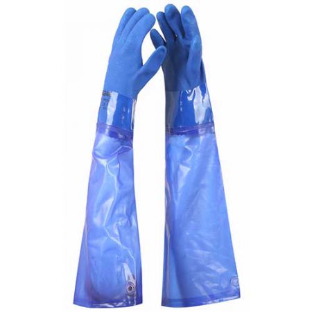 羿科60604801 PVC60防化PVC接袖手套