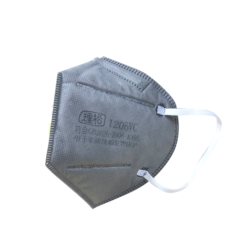 理松1206VC折疊活性炭防塵口罩