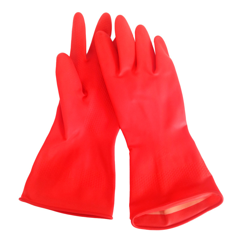廣州雙一牌乳膠絨里家用勞保手套植絨通用手套
