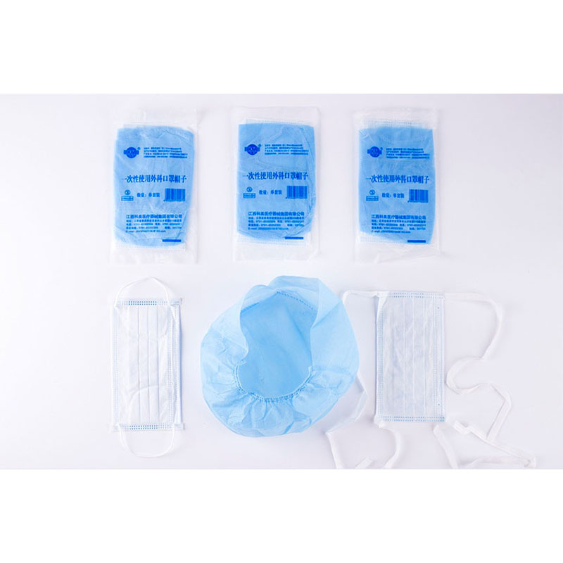 科美一次性使用外科口罩帽子套裝