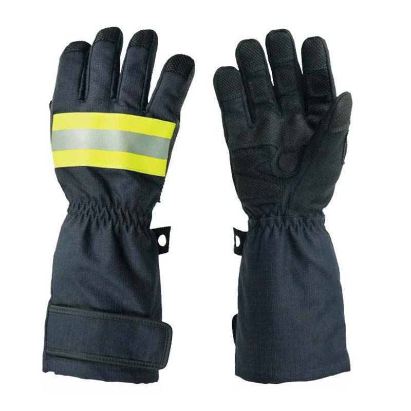 2RABOND MH002芳綸浸硅膠絨面皮阻燃隔熱森林滅火手套