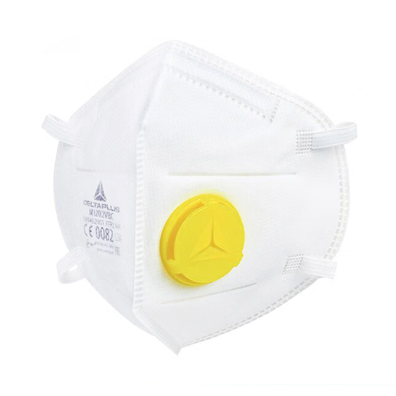 代爾塔104202 M1202VBC折疊帶閥頭戴式FFP2級防塵口罩