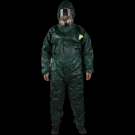 微護(hù)佳MC4000 GR40-T-99-111-03綠色雙袖連體防護(hù)服