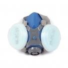 勞衛302雙濾盒半面罩防塵面具