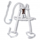 建鋼白色高空阻燃單掛點(diǎn)安全帶 建鋼白色高空阻燃單掛點(diǎn)安全帶