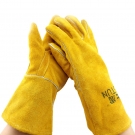 威仕盾G-0393金黃色牛二層皮電焊手套