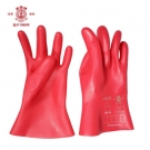 安全牌防觸電乳膠短款00級絕緣手套