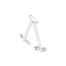 3M 6116010鍍鋅安全系統(tǒng)頂部支架