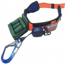 宏建速差式腰帶安全繩帶大鉤
