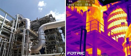 紅外熱像儀在化工廠的重要應(yīng)用