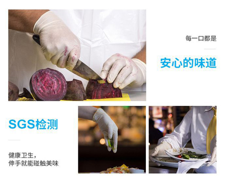 施?？礔890一次性無粉非滅菌橡膠檢查手套圖片6