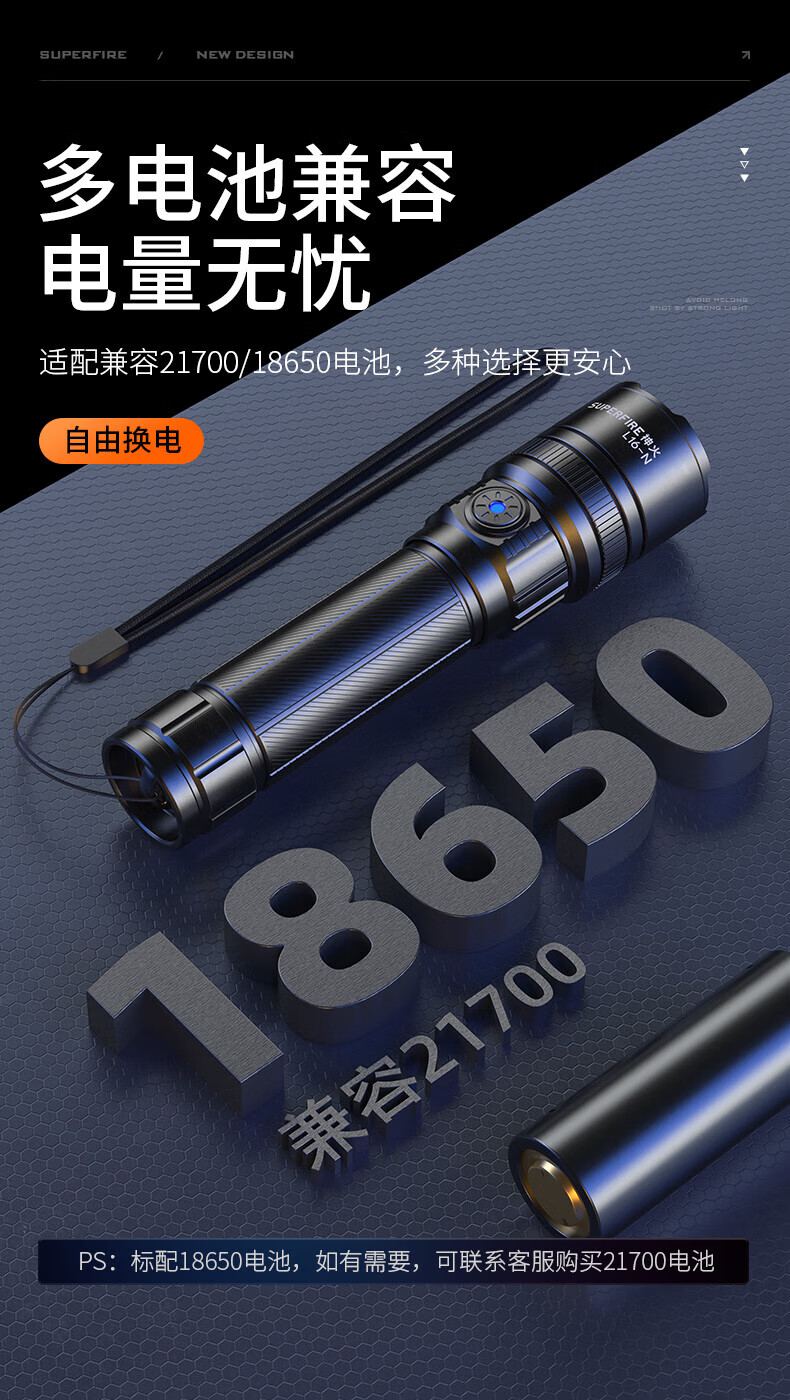 神火L16-N持久續航高亮遠射手電筒11.jpg