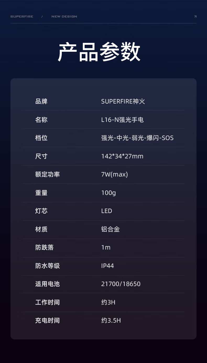 神火L16-N持久續航高亮遠射手電筒17.jpg