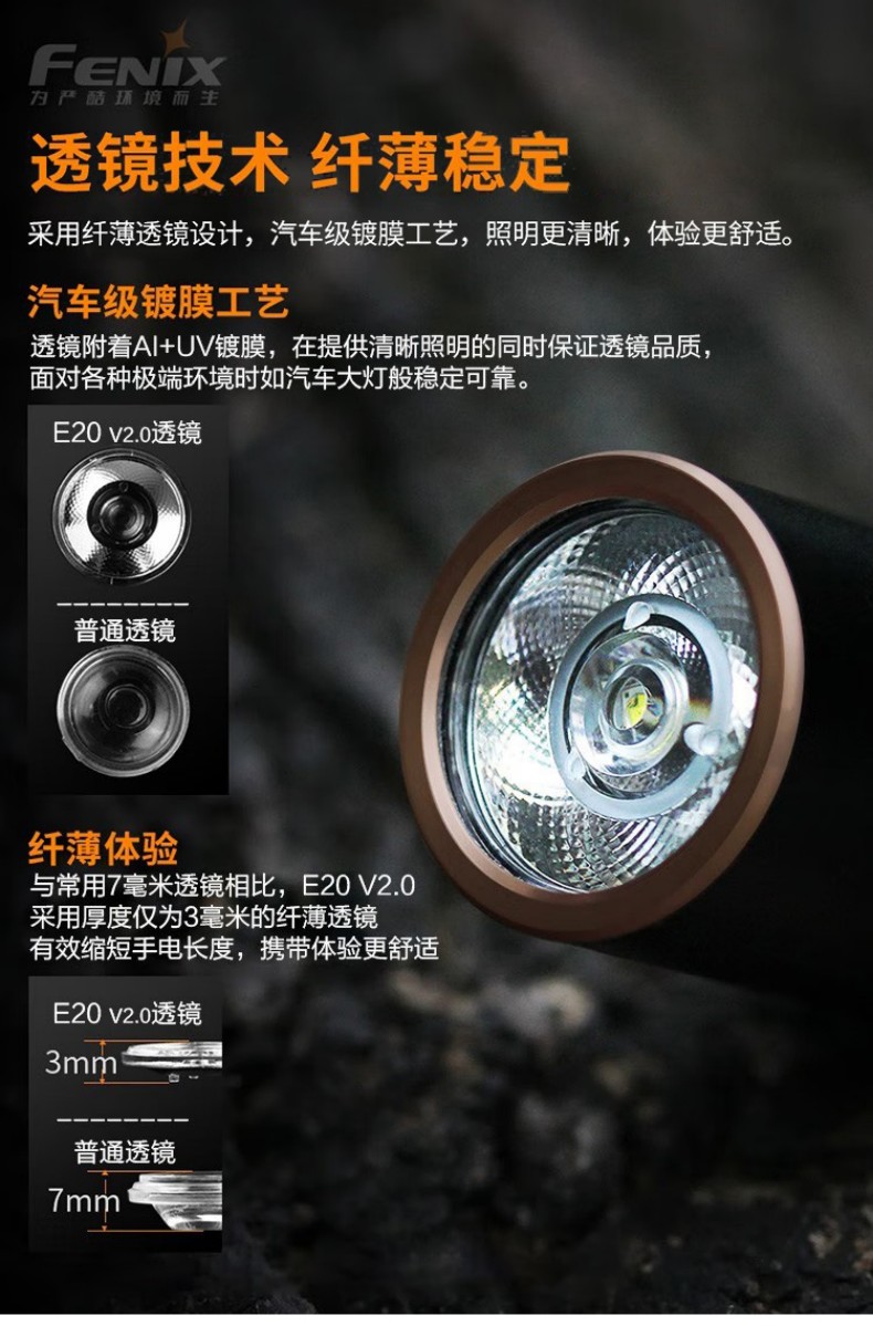 FENIX菲尼克斯E20 E系列便攜式EDC手電3.jpg